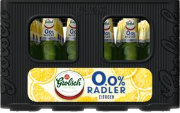 Grolsch Radler 0.0% Citroen krat van 24 flesjes á 0,30 liter Grolsch Radler 0.0% Citroen krat van 24 flesjes á 0,30 liter